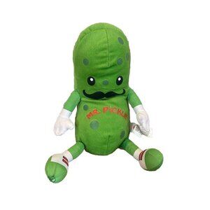 Mr. Pickle w/ Mustache Tennis Shoes Plush Stuffed Animal Toy Fiesta 15”